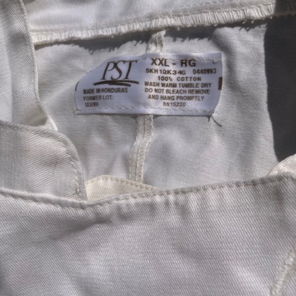 New, 100% Cotton, 8 Knot button, double breasted Chef Coat, XXL
